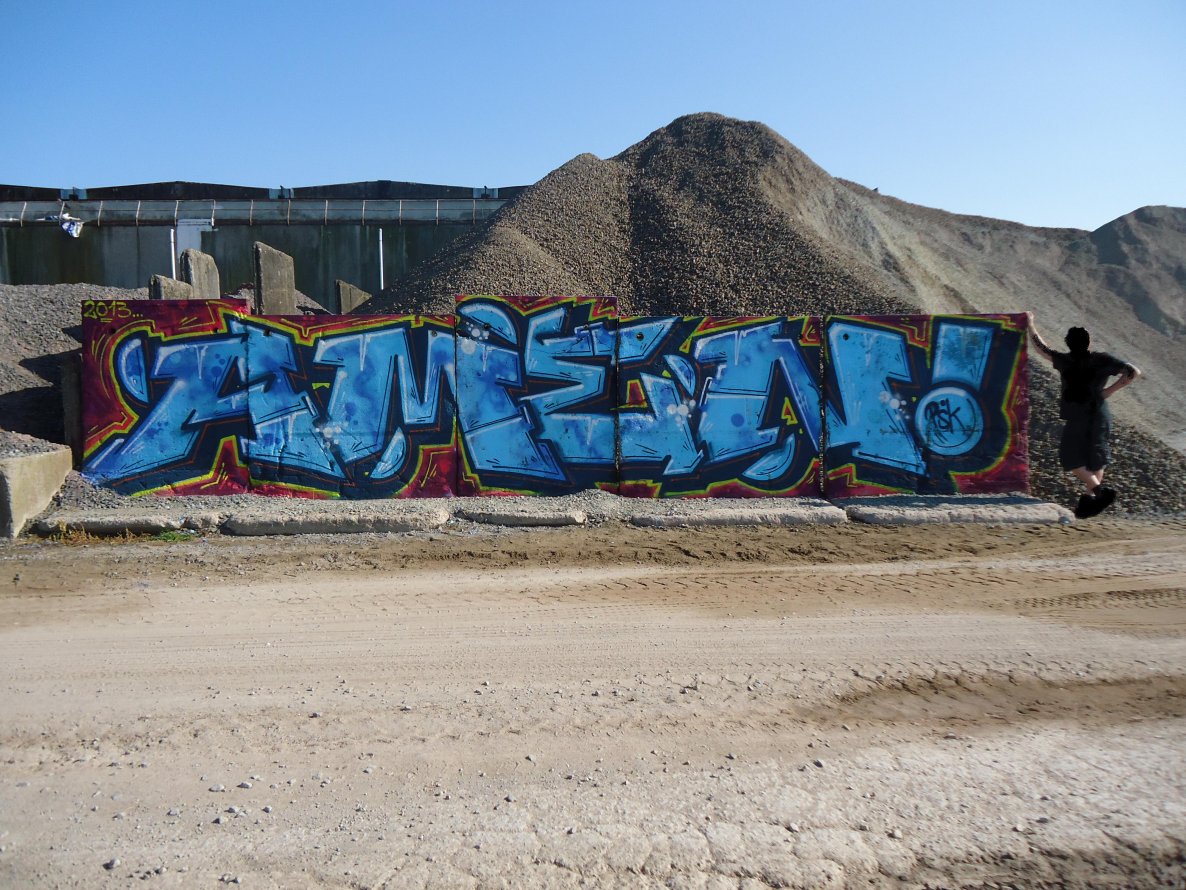 Graffiti Bombing in Oldenburg - Photo by oldenburgcity - amen (2013)