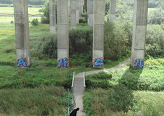 Graffiti Bombing in Oldenburg - Photo by oldenburgcity - amen (2012)