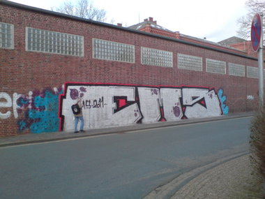 Graffiti Bombing in Oldenburg - Photo by oldenburgcity - ems (2011)