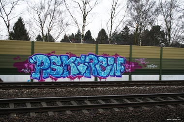 Graffiti Bombing in Bremen - Photo by oldenburgcity - psk (2011)