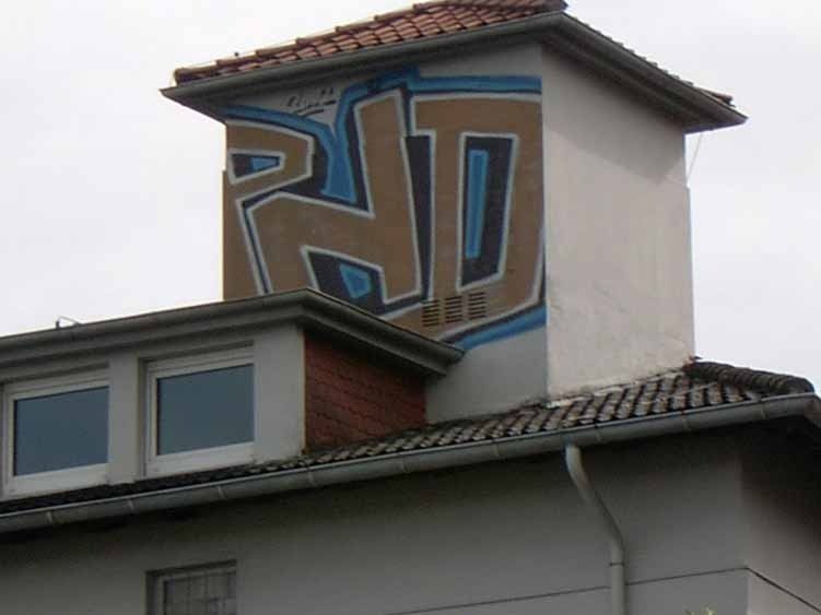 Graffiti Bombing in Oldenburg - Photo by oldenburgcity - pnd (2002)