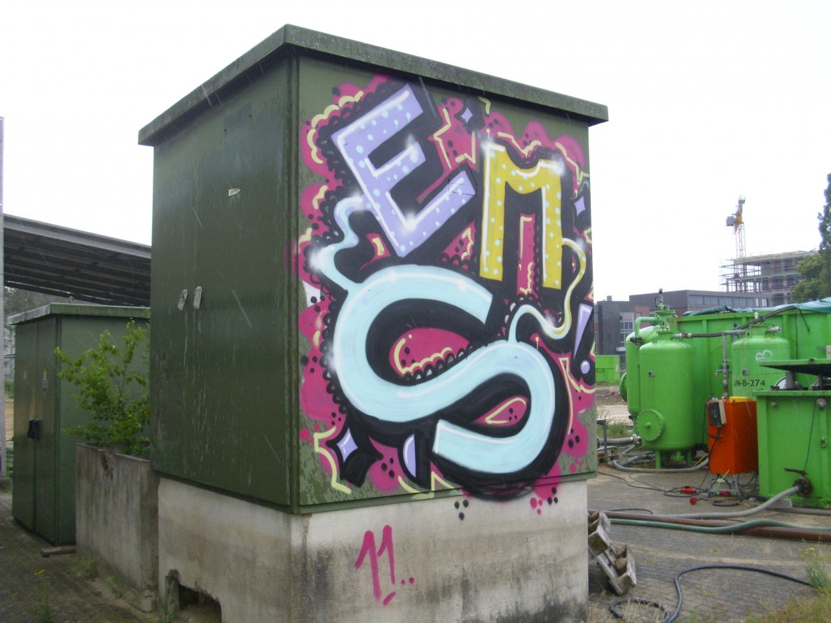 Graffiti Bombing in Oldenburg - Photo by oldenburgcity - ems (2011)
