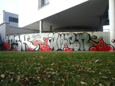 Graffiti Bombing in Oldenburg - Photo by oldenburgcity - psk, amen (2013)