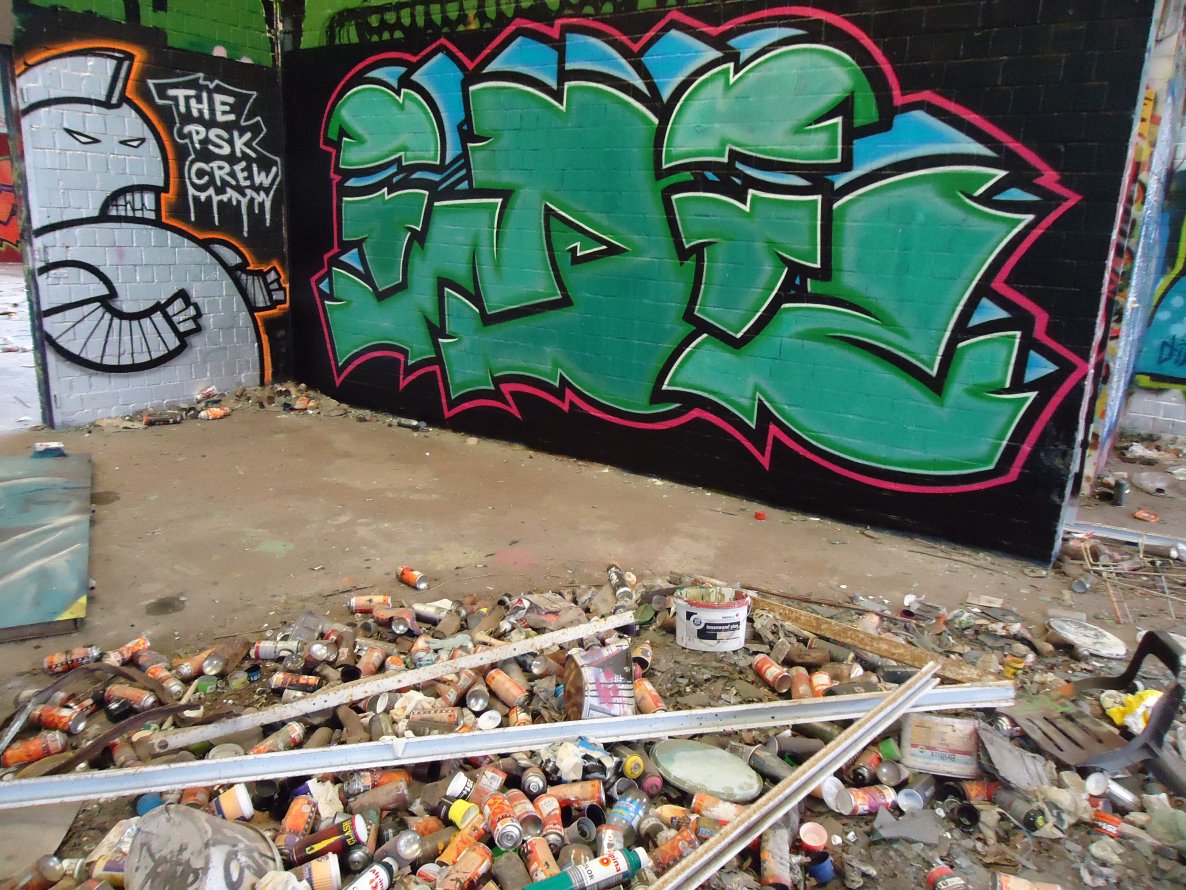 Graffiti Wall in Oldenburg - Photo by oldenburgcity - indiz, psk (2011)