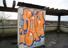 Graffiti Bombing in Oldenburg - Photo by oldenburgcity - raid, ditc (2012)