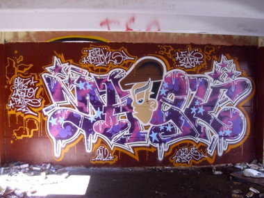 Graffiti Wall in Oldenburg - Photo by oldenburgcity - chek, eaz, fuk (2012)