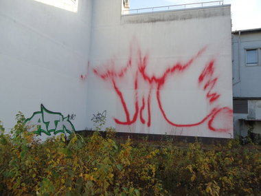 Graffiti Bombing in Oldenburg - Photo by oldenburgcity - atk, ditc (2012)