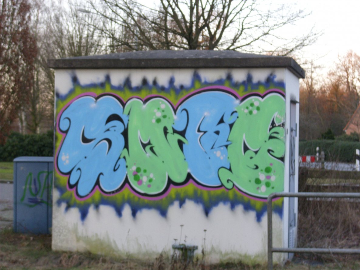 Graffiti Bombing in Oldenburg - Photo by oldenburgcity - smog (2011)