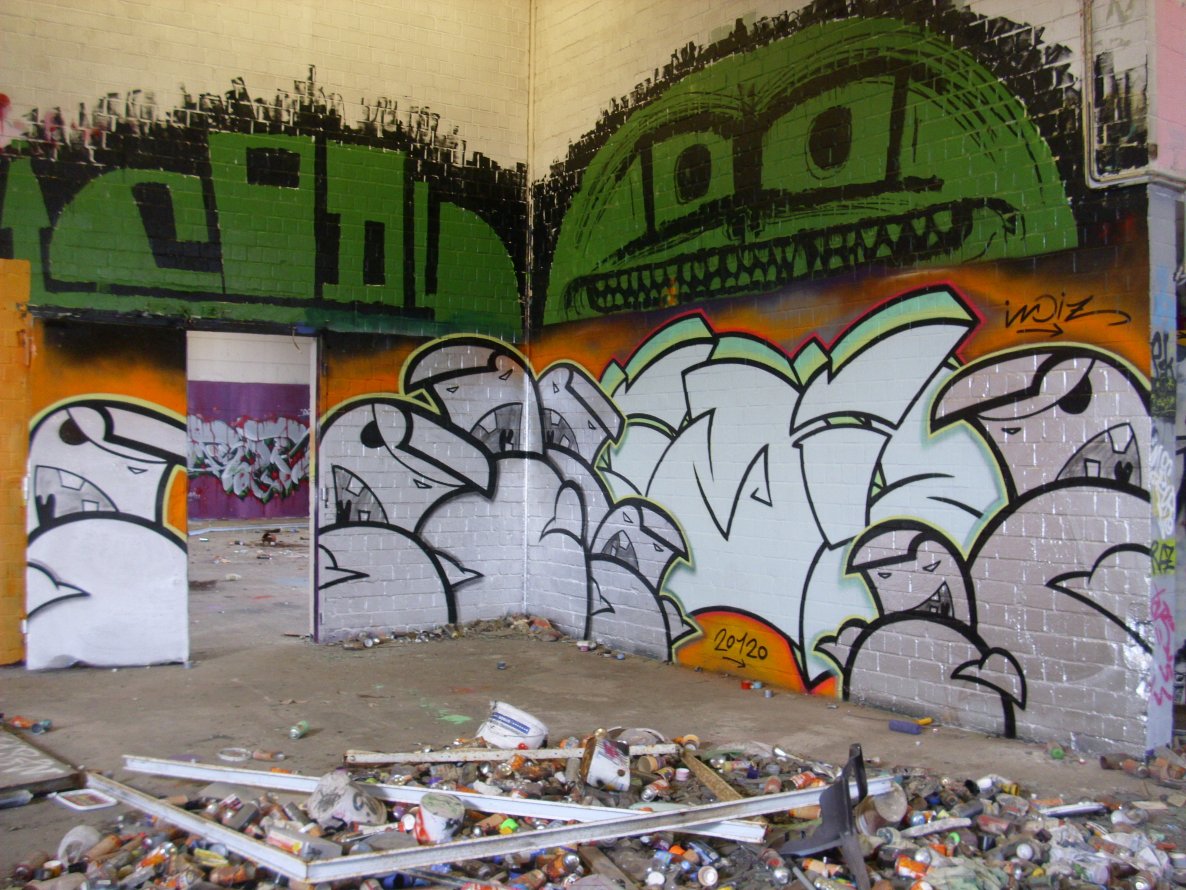 Graffiti Wall in Oldenburg - Photo by oldenburgcity - indiz, cody (2012)