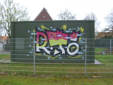 Graffiti Bombing in Oldenburg - Photo by oldenburgcity - rito, ems (2012)