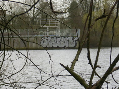 Graffiti Bombing in Oldenburg - Photo by oldenburgcity - amen (2012)