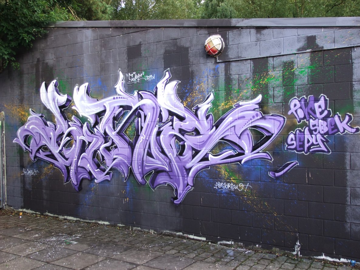 Graffiti Wall - Photo by oldenburgcity - sure, poke, sbek (2013)