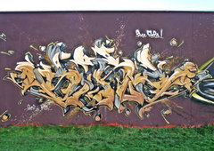 Graffiti Wall in Oldenburg - Photo by oldenburgcity - sbek, sure, ehpiq (2013)