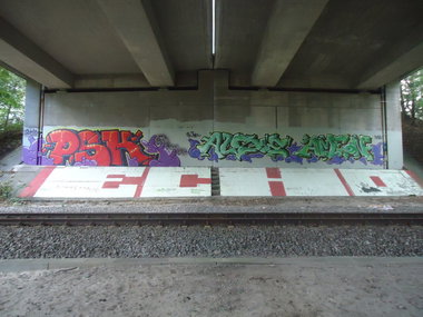 Graffiti Bombing in Oldenburg - Photo by oldenburgcity - psk, also, alsoe (2013)