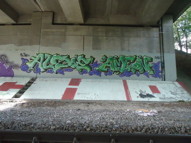Graffiti Bombing in Oldenburg - Photo by oldenburgcity - alsoe, also, amen (2013)