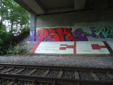 Graffiti Bombing in Oldenburg - Photo by oldenburgcity - psk, amen (2013)