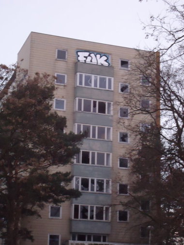 Graffiti Bombing in Oldenburg - Photo by oldenburgcity - fuk (2012)