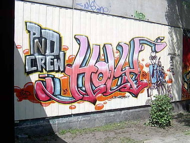 Graffiti Wall - Photo by oldenburgcity - holy, pnd (2003)