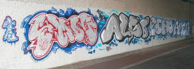 Graffiti Bombing in Oldenburg - Photo by oldenburgcity - smog, also, echo (2011)