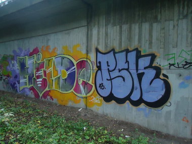 Graffiti Bombing - Photo by oldenburgcity - hilde, psk