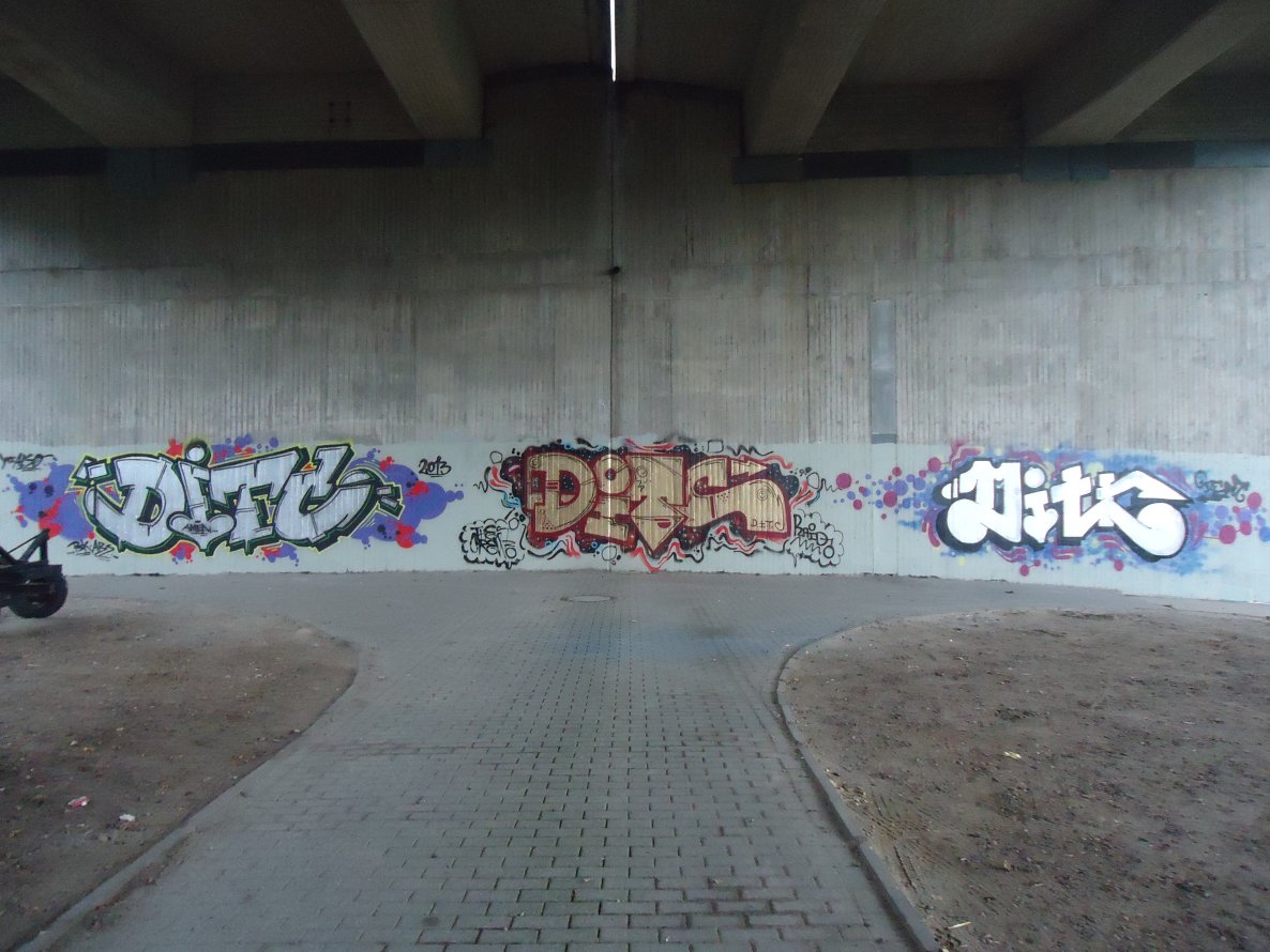 Graffiti Bombing in Oldenburg - Photo by oldenburgcity - ditc (2013)