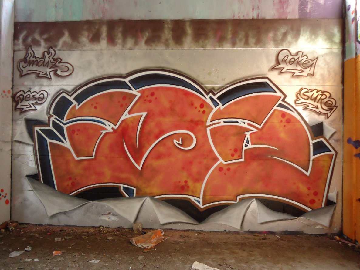 Graffiti Wall in Oldenburg - Photo by oldenburgcity - indiz