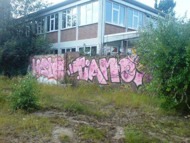 Graffiti Bombing in Oldenburg - Photo by oldenburgcity - laslo, tiamo, eaz