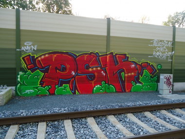 Graffiti Bombing in Varel - Photo by oldenburgcity - psk (2013)