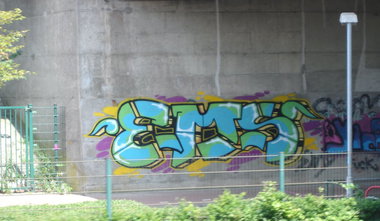 Graffiti Bombing in Ganderkesee - Photo by oldenburgcity - ems