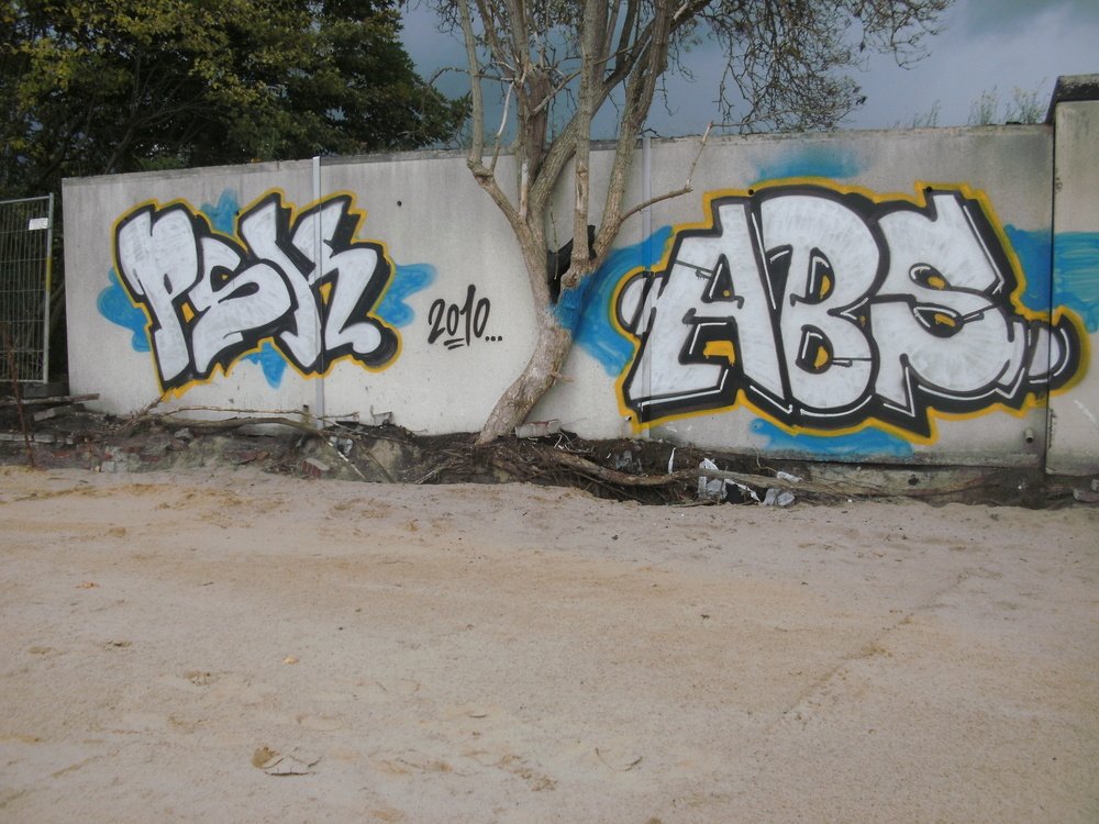 Graffiti Bombing in Oldenburg - Photo by oldenburgcity - psk, abs (2010)