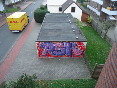 Graffiti Bombing in Oldenburg - Photo by oldenburgcity - psk (2013)