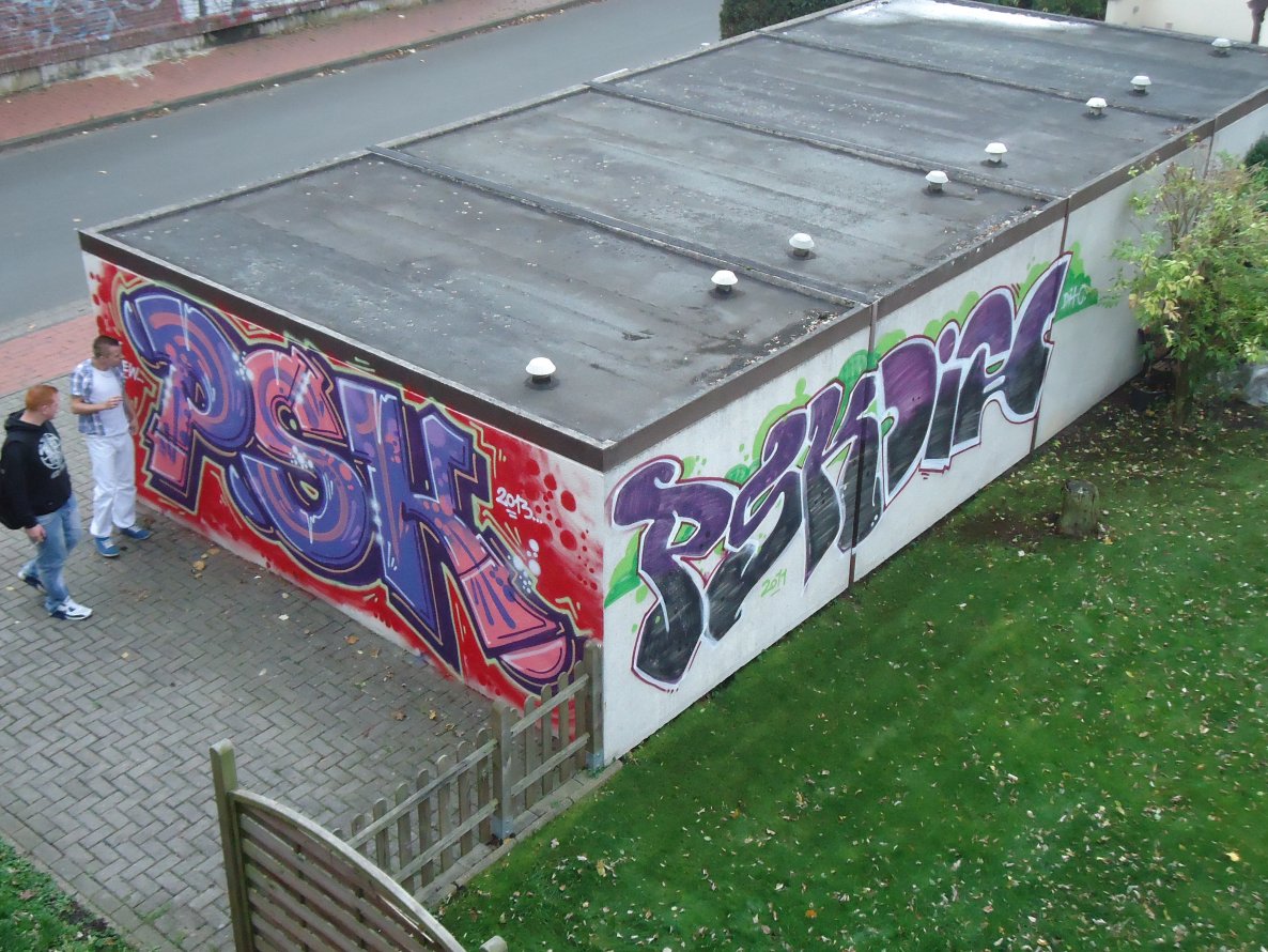 Graffiti Bombing in Oldenburg - Photo by oldenburgcity - psk, ditc (2013)