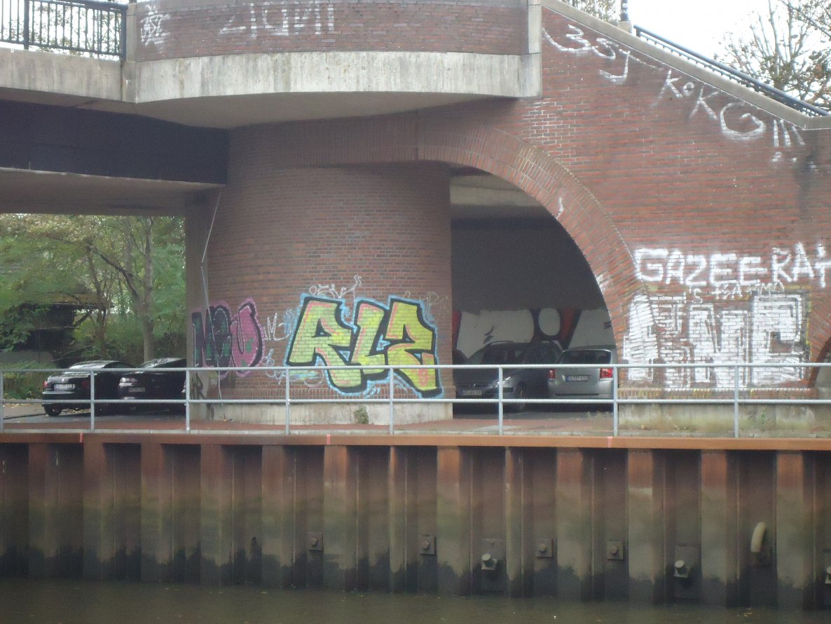 Graffiti Bombing in Oldenburg - Photo by oldenburgcity - rlz, rnc (2013)