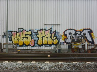 Graffiti Bombing in Oldenburg - Photo by oldenburgcity - las, pa, laslo