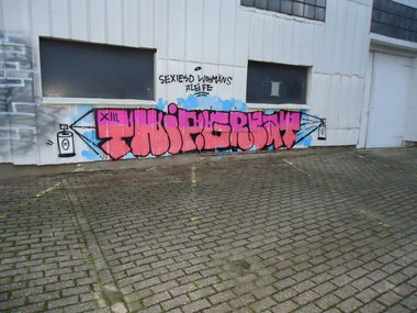 Graffiti Bombing in Oldenburg - Photo by oldenburgcity - thip, great (2013)