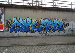Graffiti Bombing in Oldenburg - Photo by oldenburgcity - psk, abs (2013)
