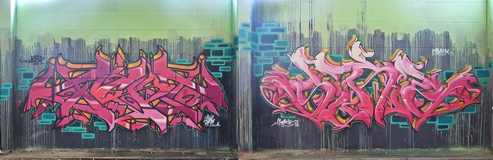 Graffiti Wall in Oldenburg - Photo by oldenburgcity - fakt, sure (2013)