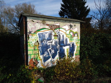 Graffiti Bombing in Oldenburg - Photo by oldenburgcity - fuk (2010)