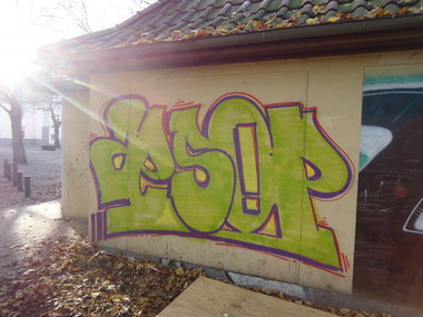 Graffiti Bombing in Oldenburg - Photo by oldenburgcity - aesop