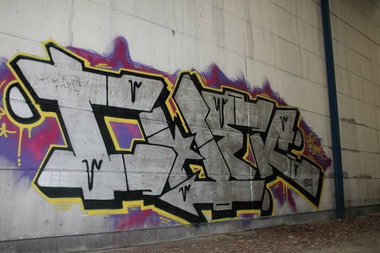 Graffiti Bombing in Oldenburg - Photo by oldenburgcity - chek, eaz, fuk (2012)