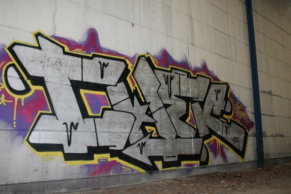 Graffiti Bombing in Oldenburg - Photo by oldenburgcity - chek, eaz, fuk (2012)