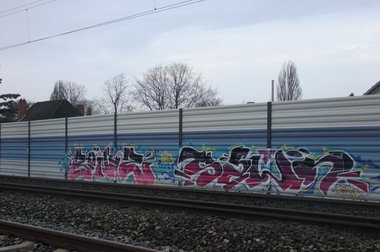 Graffiti Bombing in Delmenhorst - Photo by oldenburgcity - bonus, sawn (2013)