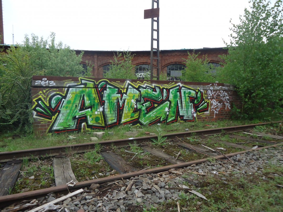 Graffiti Bombing in Oldenburg - Photo by oldenburgcity - amen (2013)