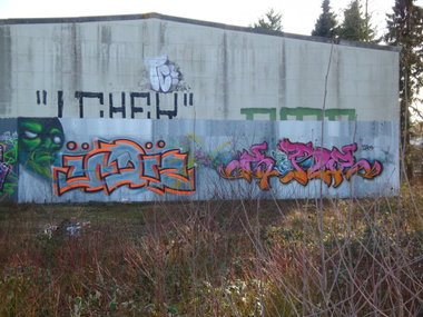 Graffiti Wall in Oldenburg - Photo by oldenburgcity - indiz, sure (2013)