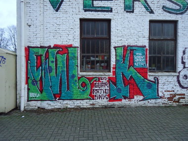 Graffiti Bombing in Oldenburg - Photo by oldenburgcity - swk (2013)