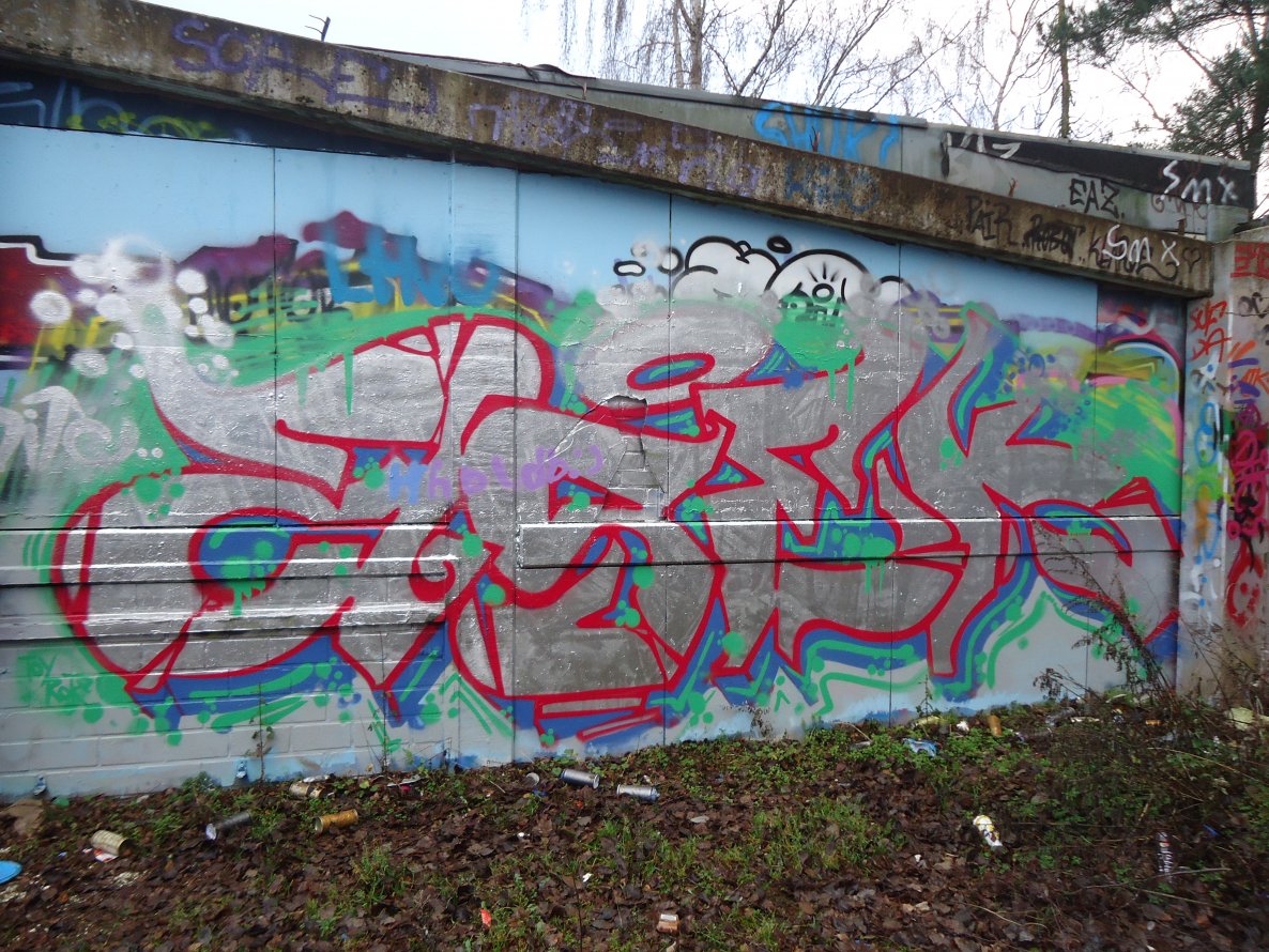 Graffiti Wall in Oldenburg - Photo by oldenburgcity - asek, ditc (2013)