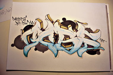 Graffiti Sketch - Photo by oldenburgcity