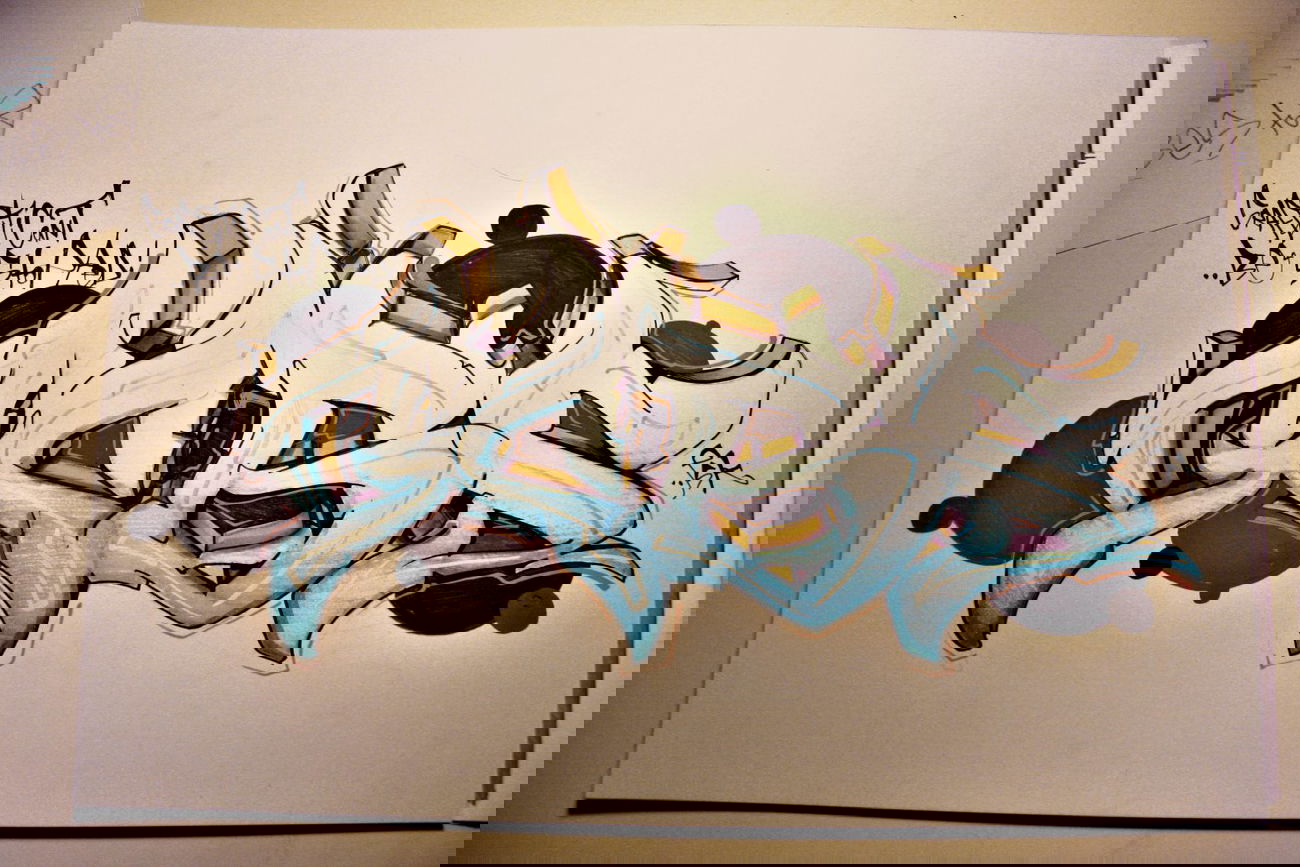 Graffiti Sketch - Photo by oldenburgcity