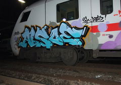 Graffiti Train in Oldenburg - Photo by oldenburgcity - also, alsoe (2013)
