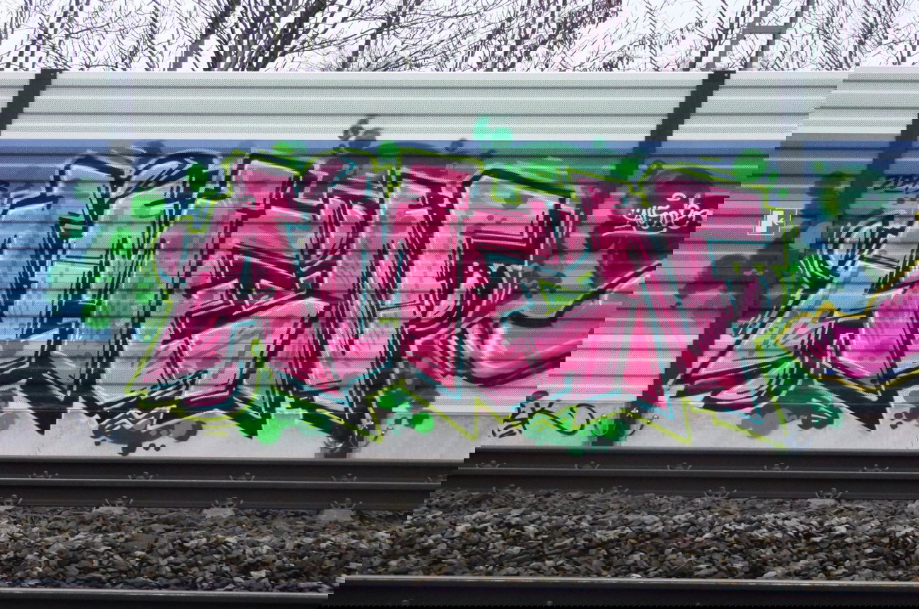 Graffiti Bombing in Delmenhorst - Photo by oldenburgcity - amen, psk, abs (2013)